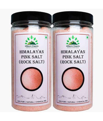 Hillpure Organic Himalayan Pink Salt 1000 gm Pack of 2