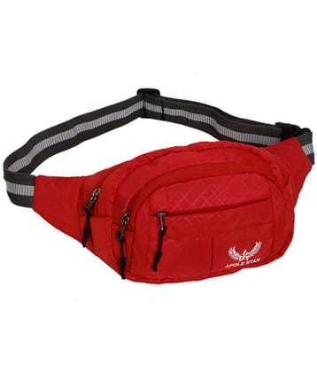 APOLESTAR WAIST BAG Polyester Red Passport Holder - Red