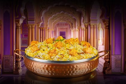 Zaikedaar Paneer Biryani (Paneer Dum Biryani - Serves 4-5) Zaikedaar Paneer Biryani (Paneer Dum Biryani - Serves 4-5)