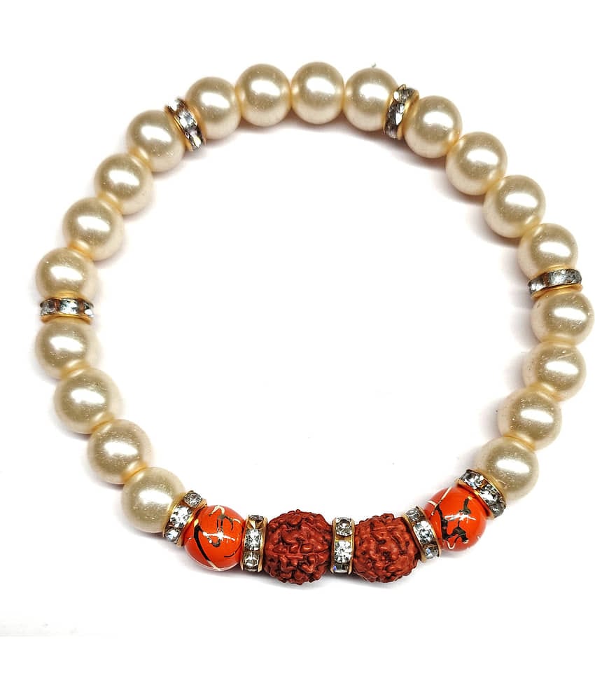 DAIVYA WELLNESS - Cream Bracelet ( Pack of 1 )