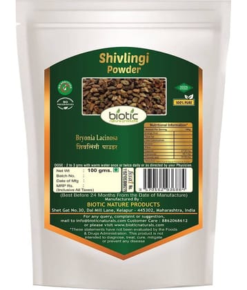 Biotic Shivlingi Beej Powder / Shivlingi Seed Powder 100 gm