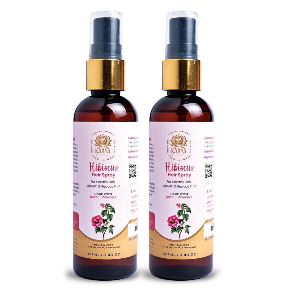Kaaya Natural Hibiscus Hair Spray (Combo, Pack of 2)