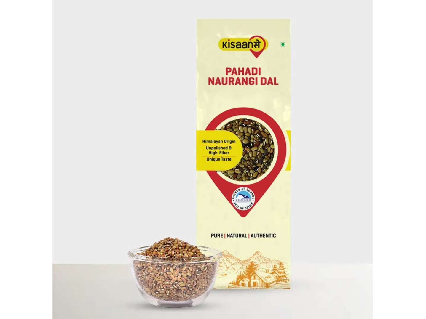 KisaanSay Himalayan Pahadi Naurangi Dal - 1 Kilogram