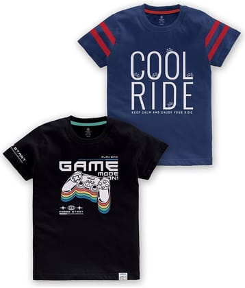 CODEZ Pack of 1 Boys Cotton Blend Polo T-Shirt ( Multi Color )