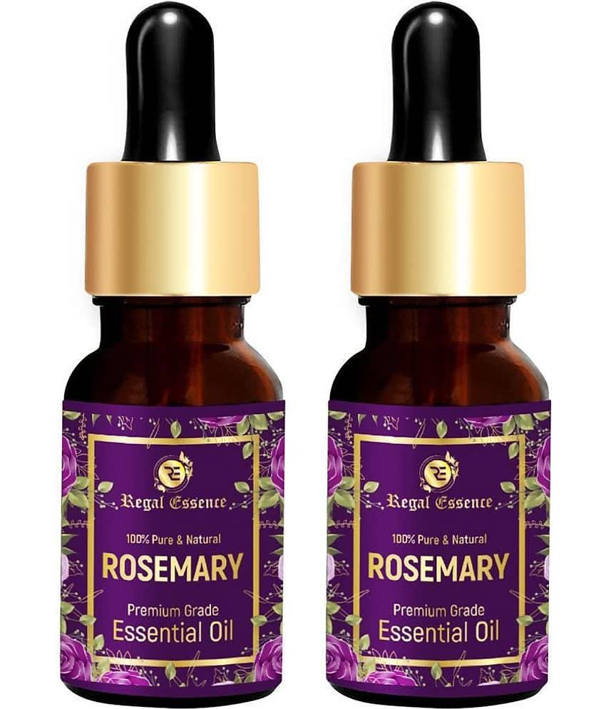 REGAL ESSENCE Rosemary Essential Oil, for Hair Growth, Suitable For All Skin, Undiluted Essential Oil -15ML (PACK OF 2)