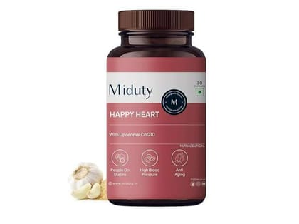Miduty Happy Heart Liposomal CoQ10,  30 capsules