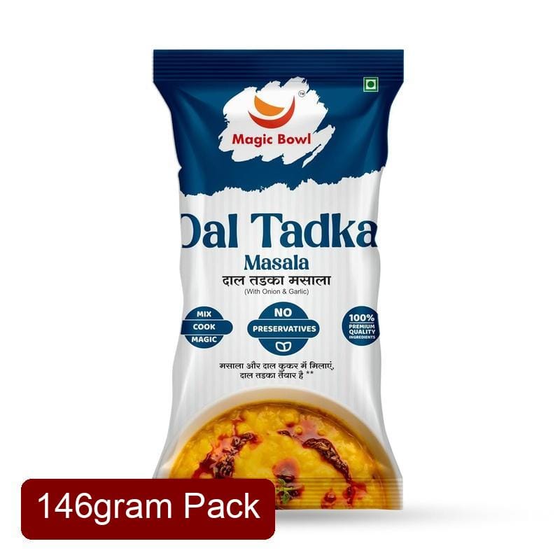 Magic Bowl Student Comfort Combo: Dal (2x25g), Khichadi (2x18g) & Kadhi (2x30g) Masala - Easy Meal Kit for Hostel & Travel (Total 146g)