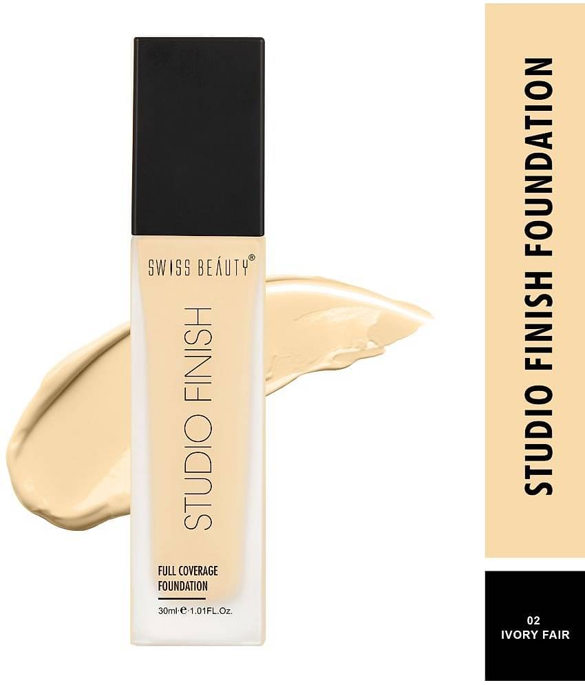 Swiss Beauty  Studio Finish Full Coverage  Liquid Foundation Nude 30 g