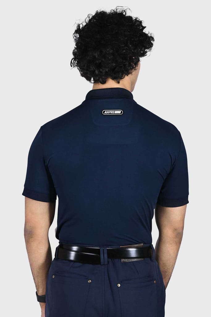 Classic Blue N White AH Polo