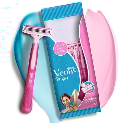 Gillette Venus Razor disposable, 5 Pcs