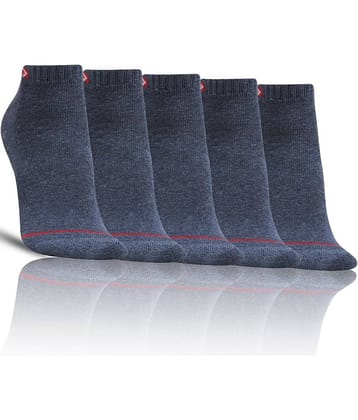 Dollar Cotton Blend Men's Self Design Multicolor Ankle Length Socks ( Pack of 5 )