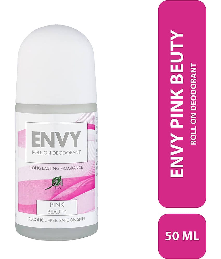 ENVY Pink Beauty Long lasting Deodorant Roll-on 50 ml (Pack of 1)