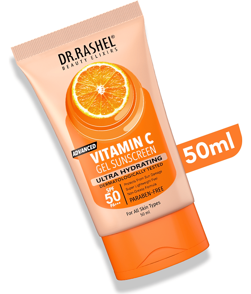 DR.RASHEL SPF 50 Sunscreen Cream For All Skin Type ( Pack of 1 )