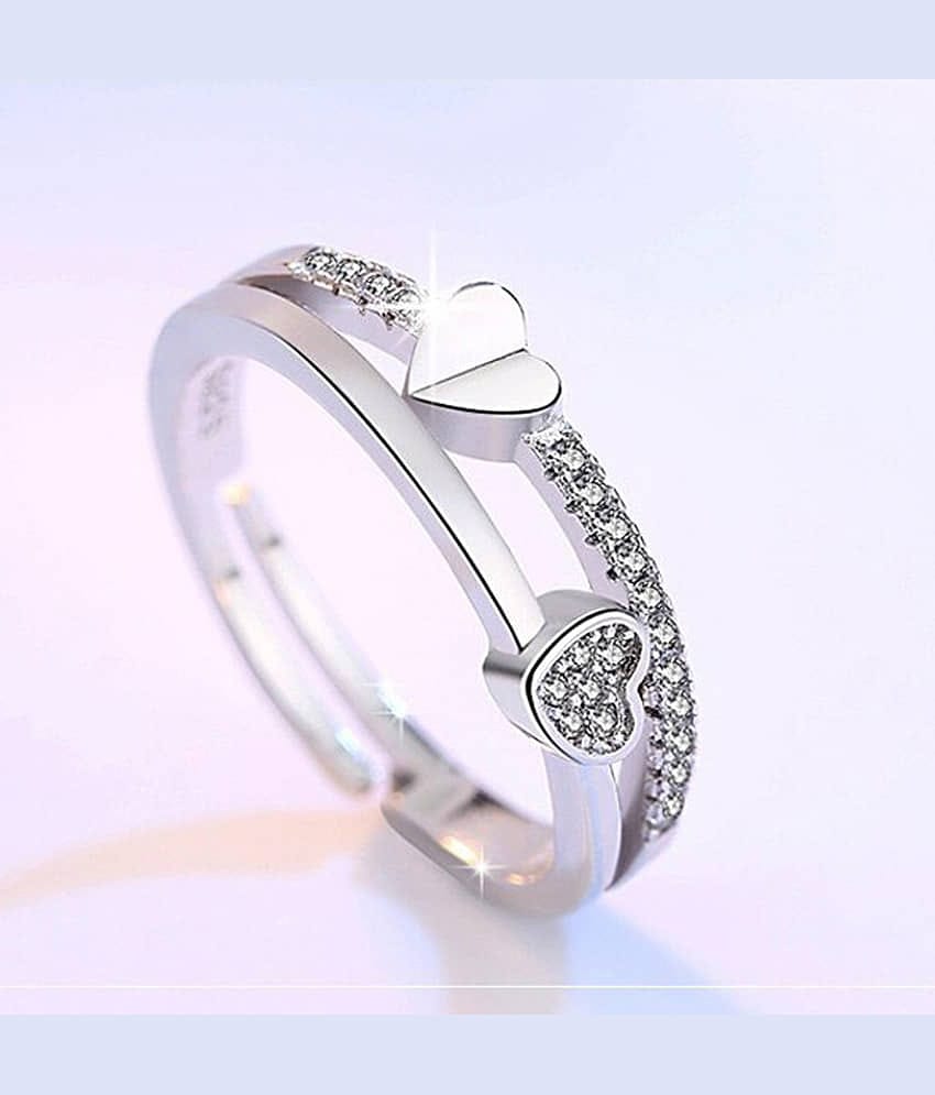 FASHION FRILL - Silver Rings ( Pack of 1 )