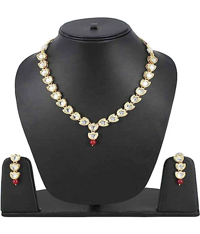 gilher Copper Golden Contemporary Contemporary/Fashion Gold Plated Necklaces Set