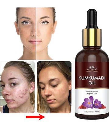 Intimify Kumkumadi Oil, Kumkumadi Face Oil For Skin Brightening & Glowing Skin, 30 Ml