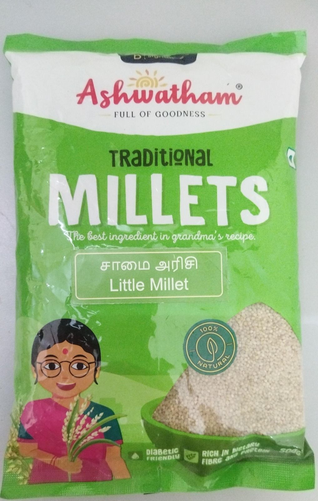 Ashwatham Little Millet - Samai 500g