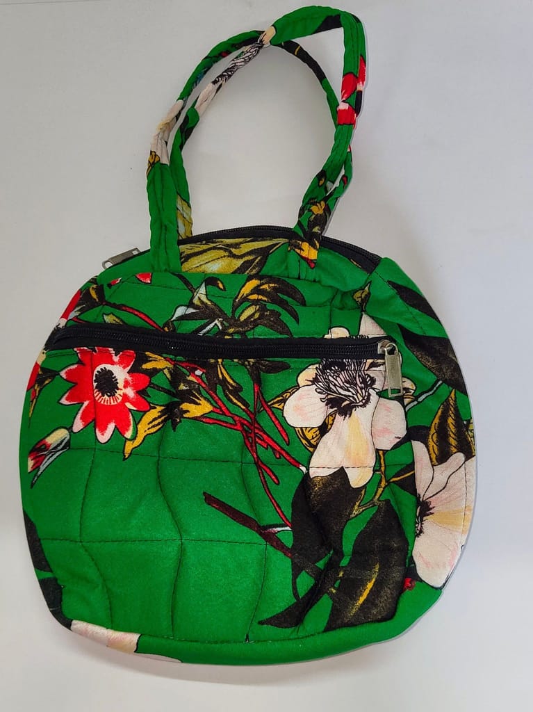 Handmade Floral Print Handbag