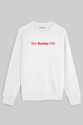 Slow Sunday Club- Oversized Sweatshirt-XS