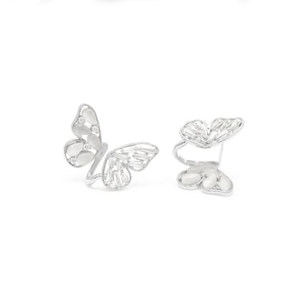 Bria Studs | 925 Silver Earrings for Women-Silver
