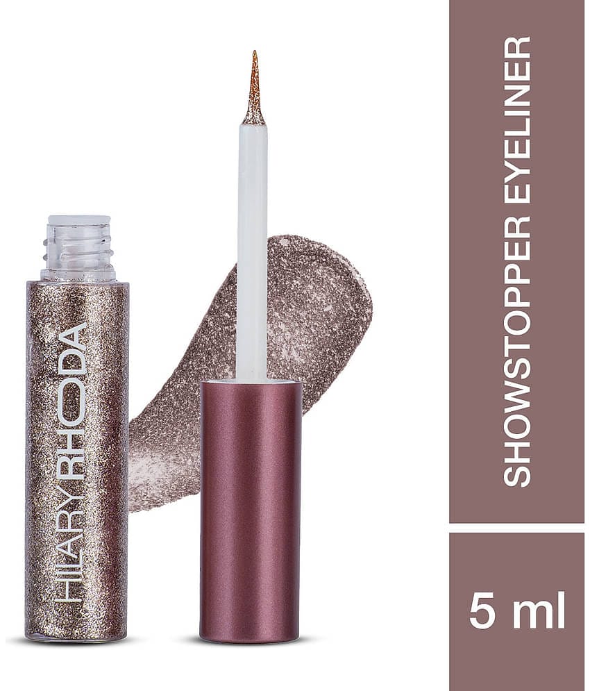 Hilary Rhoda Gold Glitter Eye Liner Liquid ( Pack of 1 )