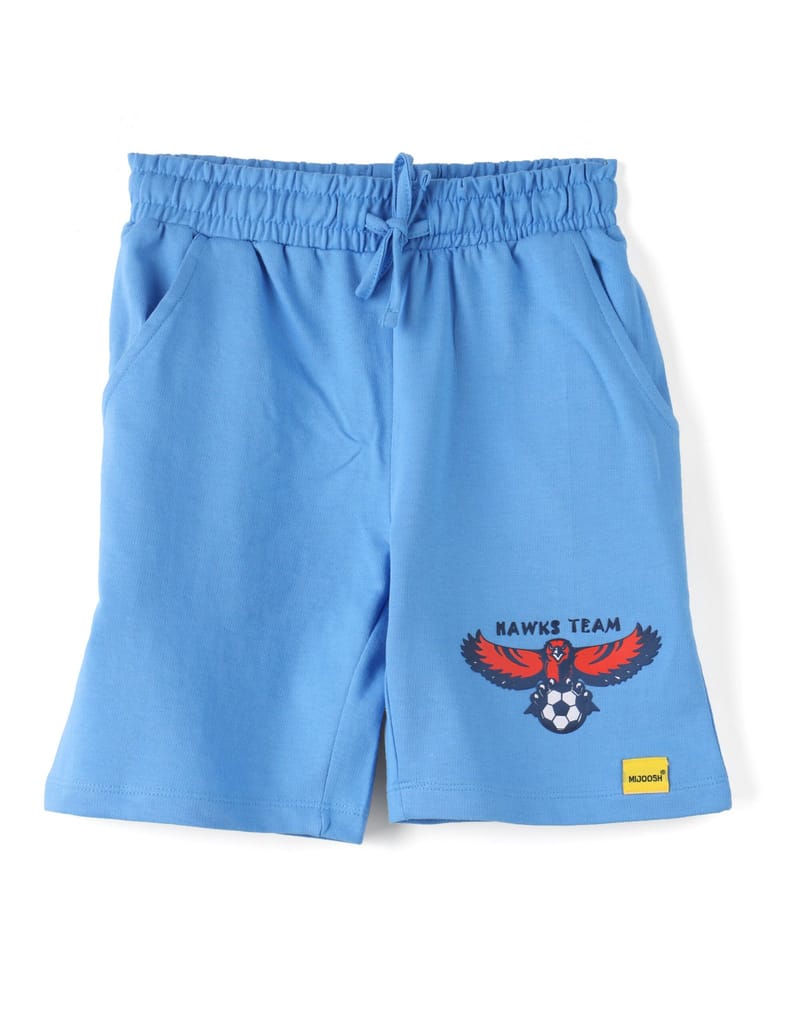Sophisticated Kids Boys Shorts Cotton French Terry All Aboard Blue Hawks Eagle 2025 at ShopCircu