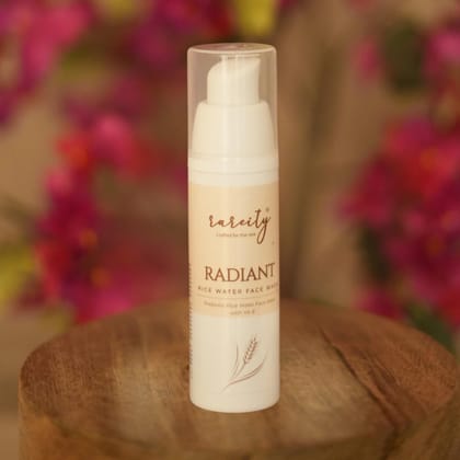 Rareity Radiant Face Wash | With Probiotic Rice Water & Vitamin E | Brightens, Nourishes & Revitalizes Skin | Gentle Cleanser for Daily Use