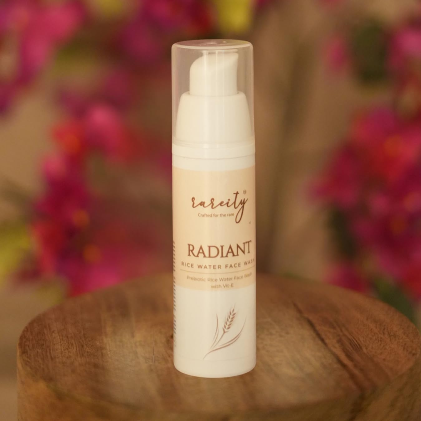 Rareity Radiant Face Wash | With Probiotic Rice Water & Vitamin E | Brightens, Nourishes & Revitalizes Skin | Gentle Cleanser for Daily Use