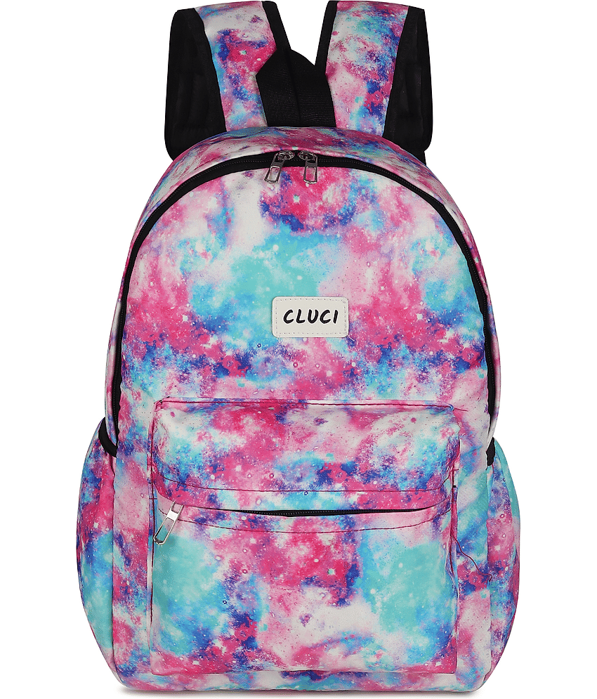 CLUCI 27 Ltrs Polyester Backpack *For Boys & Girls ( Multi Color )