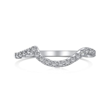 WAVE STACK RING - Fine Silver-7/8 / Silver