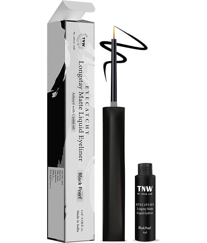 TNW - The Natural Wash Eyecatchy Longtay Matte Liquid Eyeliner With Hydrogenated Castor Oil, 4Ml