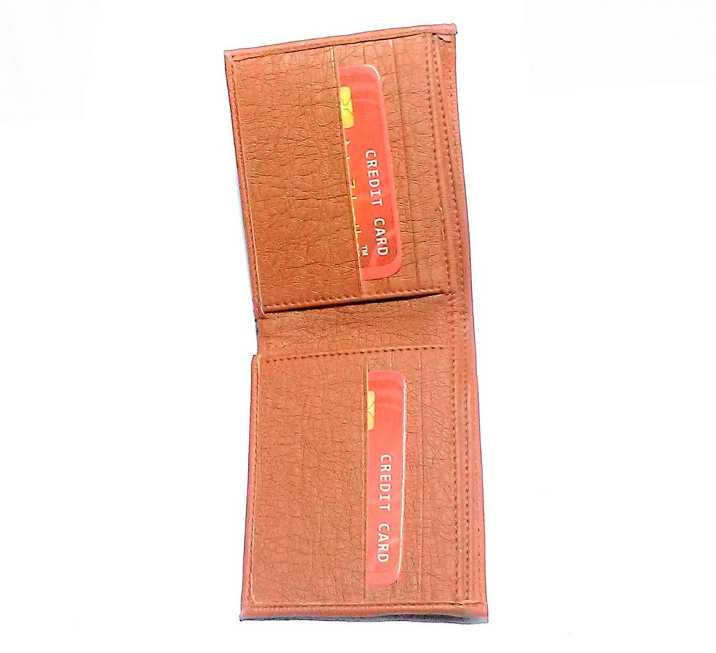 Nawani D.5 Men's Brown Leather Wallet, Size- 11/9 cm - Handbags | Buy online on ZillyBuy