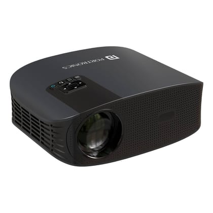 Portronics Beem 490 Smart LED Projector with 1080p Full HD, Streaming Apps (Netflix, Prime Video, Hotstar) (Grey)