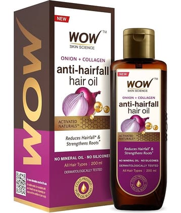 WOW Skin Science Onion Black Seed Hair Oil-200 mL