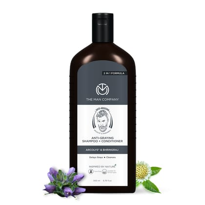 Anti-Graying Shampoo & Conditioner Anti-Graying Shampoo & Conditioner - 200ml Shampoo Conditioner at