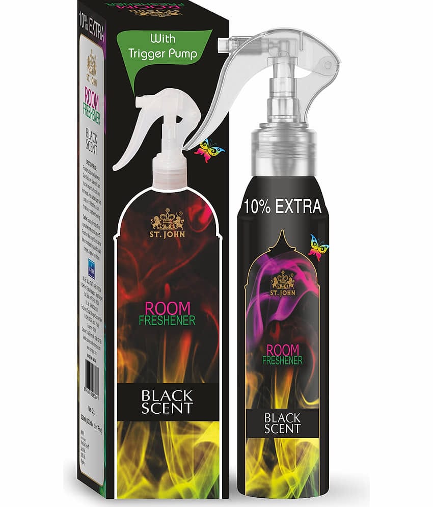 ST.JOHN Black Scent Room Freshener For Home, Office 250ml - Pack of 1