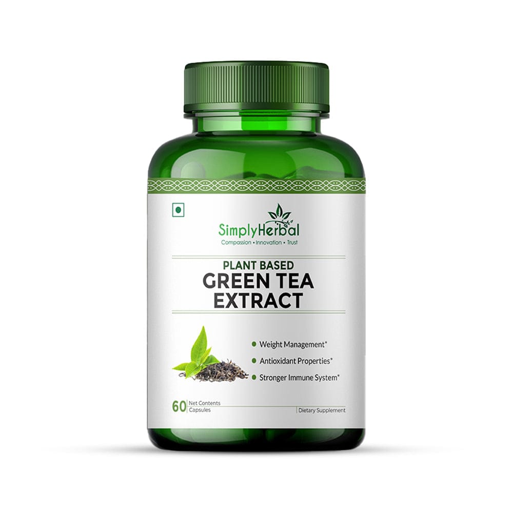 Simply Herbal Green Tea Extract 500mg – 60 Capsules