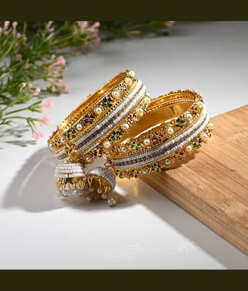 Somil Gold Bangle Set ( Pack of 6 )