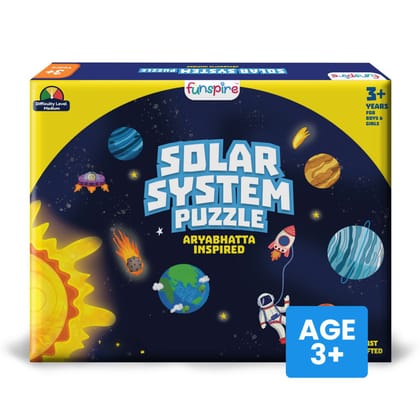 Solar System Wooden Floor Puzzle (Ages 3+)-21 Pieces