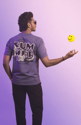Summer Vibe VIolet T-shirt-M