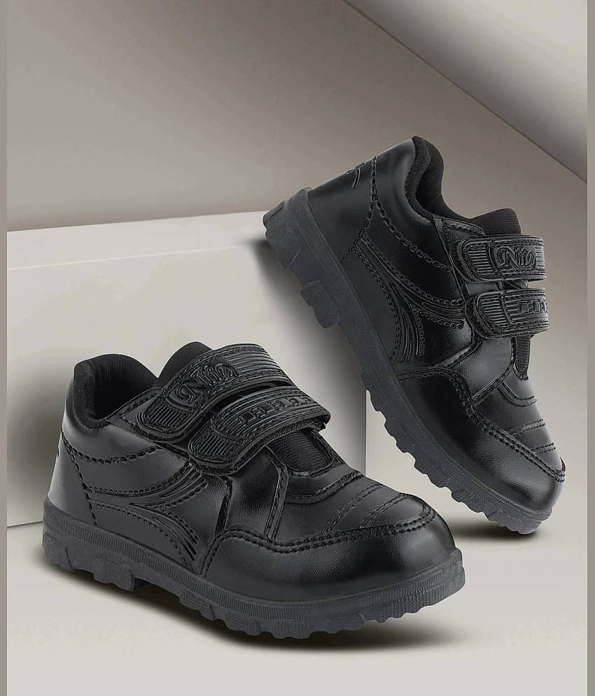 PUPINE - Black Boy's School Shoes ( 1 Pair )