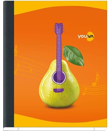 Navneet Youva |Tight Bind Notebook | Hard Bound | Regular Size 15.5 cm x 18.8 cm | Medium Square | 172 Page | Pack of 12