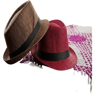 Stylish Unisex Fedora Hats - Set of 2