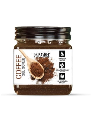 DR.RASHEL Coffee Gel Scrub | Exfoliates & Brightens (380ml) | Pack of 1