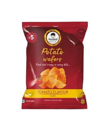 Snackholic Premium Potato Wafers (Salted) | Traditional Thin Slices | Tea-Time Snack Snackholic Premium Potato Wafers (Salted) | Traditional Thin Slices | Tea-Time Snack