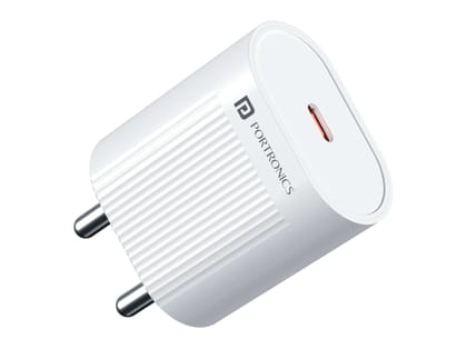 Portronics Adapto 45A Type C PD Charging, GaN Technology, PPS Technology, For Type C Devices