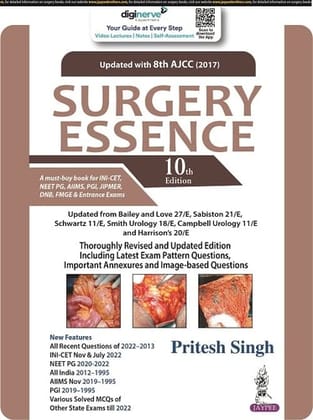 Surgery Essence 10th Edition 2022