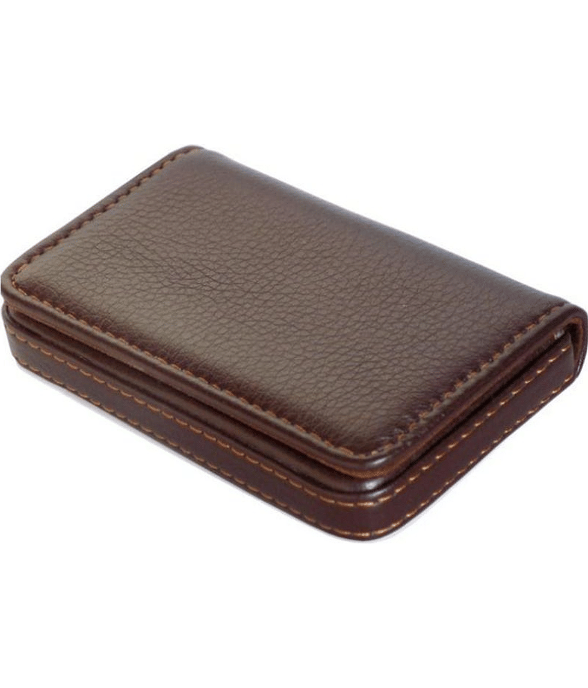 Amor Benison Brown Leather Credit/Debit Card Card Holder