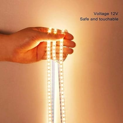 SPARKWORLD 120 LED Warm White Strip Light Pack of 3 | Flexible 5M LED Tape Light for Home, Decoration & Festive Lighting