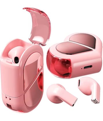 Life Like Rotatable Design Heart Shape TWS Earbuds Earphones With Mic